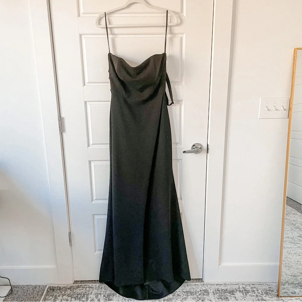LA FEMME 27035 DRESS Strapless Maxi Gown - Picture 7 of 8